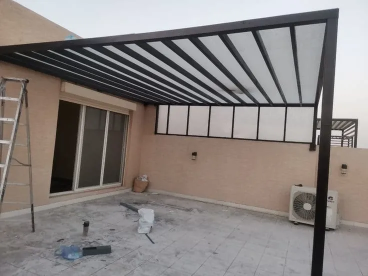 استخدامات برجولات حديد لكسان