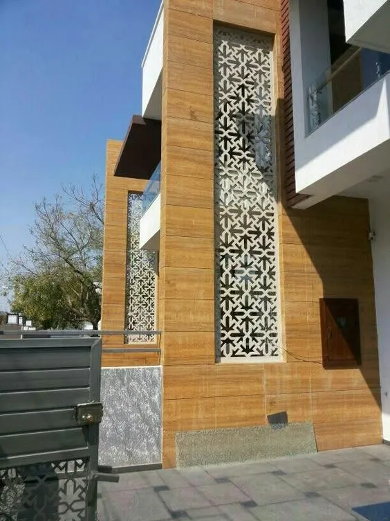 صور ديكورات واجهات ليزر للعماير والفلل