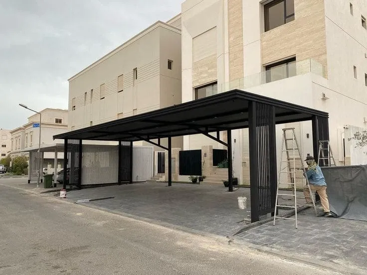 مظلات سيارات حديثة - مظلة سيارات