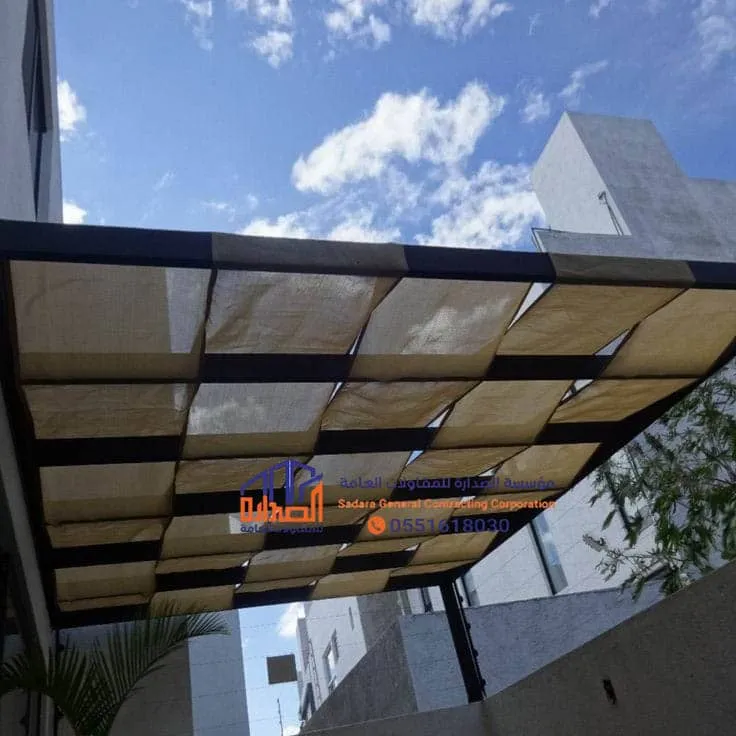 مميزات مظلات قماش مجدول